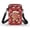 Candy Canes Gingerbread Men, variant on Double Zipper Crossbody Bag for Adult Casual Use Women Shoulder Bag Polyester 4.33x1.97x7.09 Penguin Snowflake