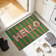 thumbnail image 5 of 24x16 in Carpet Entrance Door Mat Household Absorbent Nonslip Foot Mat Dirt Proof Mat Bathroom Nonslip Mat for Bedroom Porch Hallway Dorm Home Decoration, 5 of 6