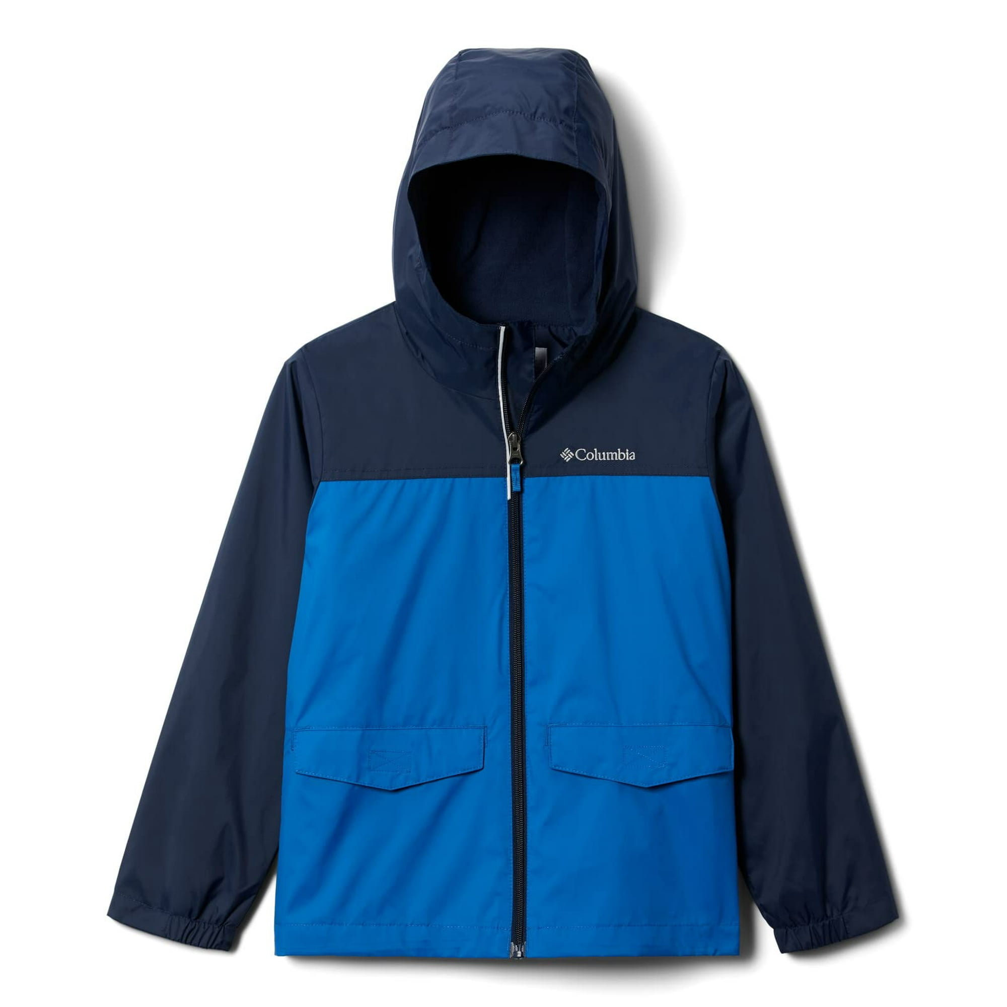 Columbia Boys Big Rain Zilla Jacket Bright Indigo Collegiate Navy Medium Walmart