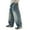 Sky Blue, variant on Kiijoy Toddler Boys Straight Leg Baggy Jeans Elastic Waist Loose Denim Pants for Kids, Sizes 4-5