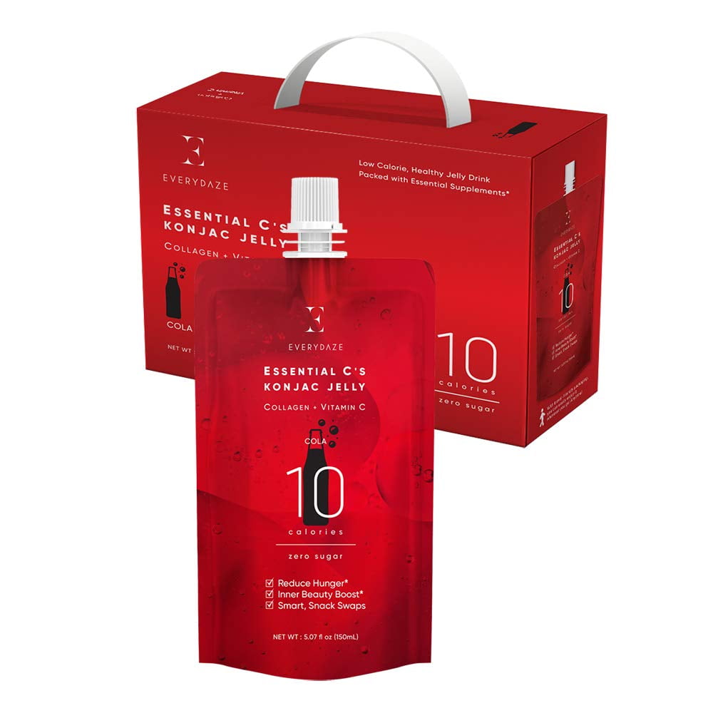 cola:richWrinkleWhiteLotion特別セット120g Everydaze Essential C's Konjac Jelly, Cola, Box of 10 Packs
