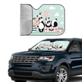 thumbnail image 4 of Bingfone Cute Panda Car Windshield Sun Shade Protector Keep Your Vehicle Cool Sun Shield Visor Cover Foldable For Car Truck Suv-Small, 4 of 9