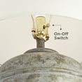 thumbnail image 5 of John Timberland Otero 27" Tall Jug Farmhouse Rustic Country Cottage Table Lamps Set of 2 Mottled Stone Finish Living Room Bedroom, 5 of 9