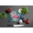 thumbnail image 4 of Flamingo Glass Cutting Board Large 12 in x 15 in, 4 of 5