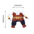 thumbnail image 2 of TEHAUX 1Pcs Pirate Design Pet  Costume L for Dog Cat Funny Costume and Photo Taking, 2 of 7