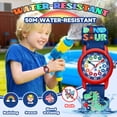 thumbnail image 2 of Analog Watch 3D Cartoon Watch for Age 4-12 Waterproof Watch with Silicone Band Gift for Age 4-12, 2 of 7