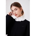thumbnail image 2 of YEKEYI False Collar Blouse Half Shirts Detachable Fake Blouse Women Faux Shirt, 2 of 9