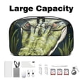 thumbnail image 3 of Crocodile Travel Organizer Digital Pouch Charger Case Organizer Charge Cord Organizer Waterproof Oxford Cloth Electronics Organizer Bag 5.9x9.44x3.14 in., 3 of 6