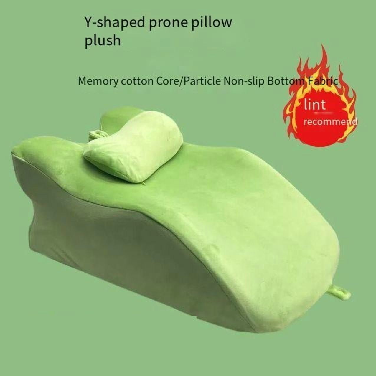 Yoneston Multifunctional Ergonomic Memory Foam Pillow with Leg & Lumbar Support Cushion, Removable Washable Cover, Green
