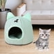 thumbnail image 3 of Casa para gatos resistente al viento, a la intemperie y cálida, ideal para porche, patio y jardín. verde, 3 of 5
