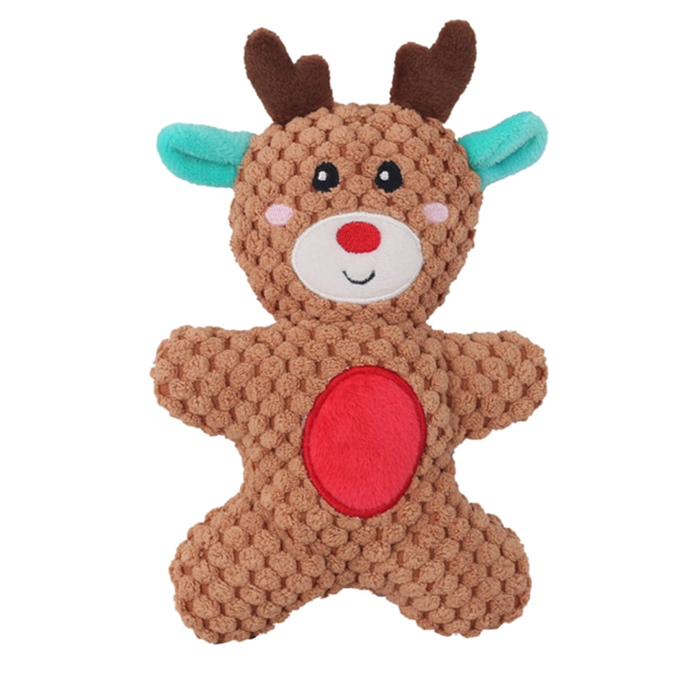 Dog Christmas Toys, Stuffed Squeaky Toys for Dogs Puppy, Plush for Large Medium Small Dogs