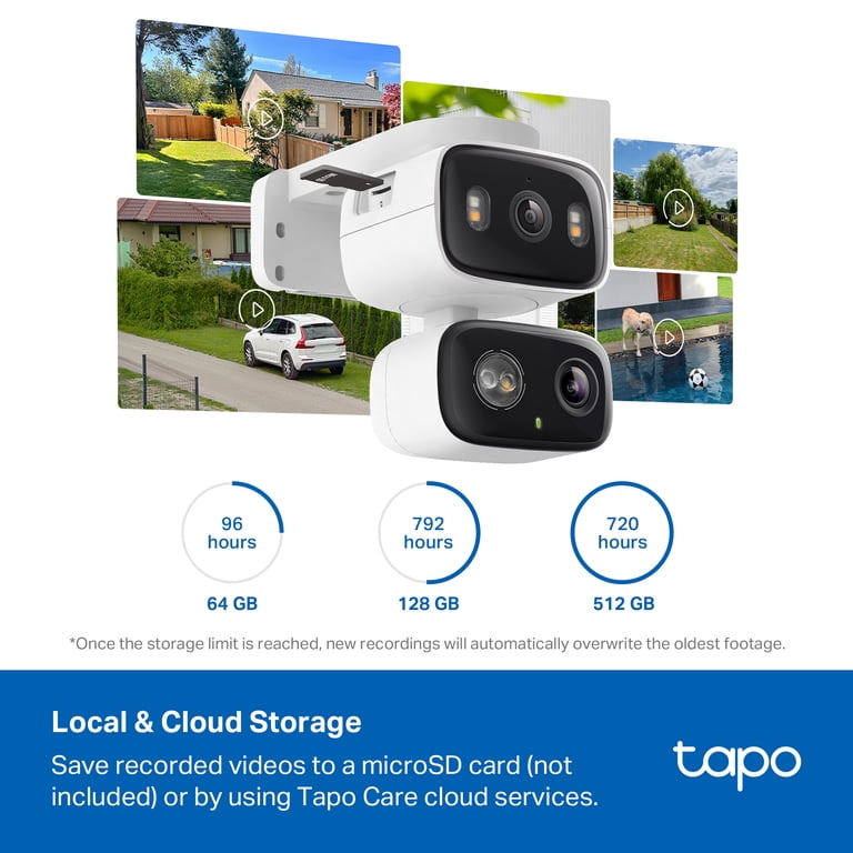 TP-Link Tapo TCW34 Dual-Camera Pan/Tilt, Indoor/Outdoor Security