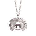 thumbnail image 1 of Collier Pendentif Médaillon Tournesol Arche Commémorative en Corée du Sud Bijoux, 1 of 3