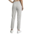 thumbnail image 4 of MOSHU 3 Pack Sweatpants for Women Athletic Joggers with Pockets Elastic Waist Lightweight Sweatpants Casual Soft Pants, 4 of 8