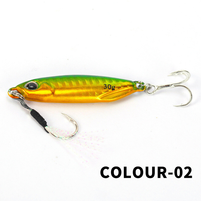 8 Pack Offshore Micro Butterfly Metal Jigs Fishing Lure Long Casting 7-60G