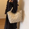 thumbnail image 4 of Bolso bandolera para mujer bolso de mano hinchado de gran capacidad elegante bolso de hombro, 4 of 9