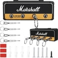 thumbnail image 1 of Porta Llaves de Amplificador marshall, Porta llaves para pared, Viene con cuatro llaveros para enchufes de guitarra y herramientas de instalaci&oacute;n ordenadas, Este es el regalo de Navidad per, 1 of 8