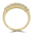 thumbnail image 4 of Pompeii 1ct Diamond Wedding Ring Anniversary 14k Yellow Gold 7-Stone Womens Band (G/H,I1), 4 of 4