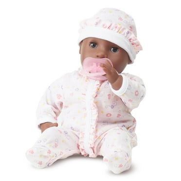 Melissa & Doug Mine to Love Gabrielle 12" Poseable Baby Doll With Romper, Hat, Pacifier