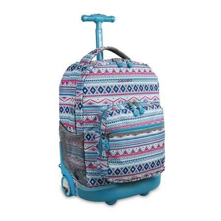 J World Sunrise Rolling Backpack