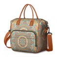 thumbnail image 1 of Geometric Mandala Design Leakproof Cooler Bag - Multi-Functional Tote with Detachable Strap for Men & Women, 1 of 6