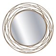 thumbnail image 1 of Sagebrook Home 14727 36 in. Metal Swirl Mirror, Gold WB, 1 of 1