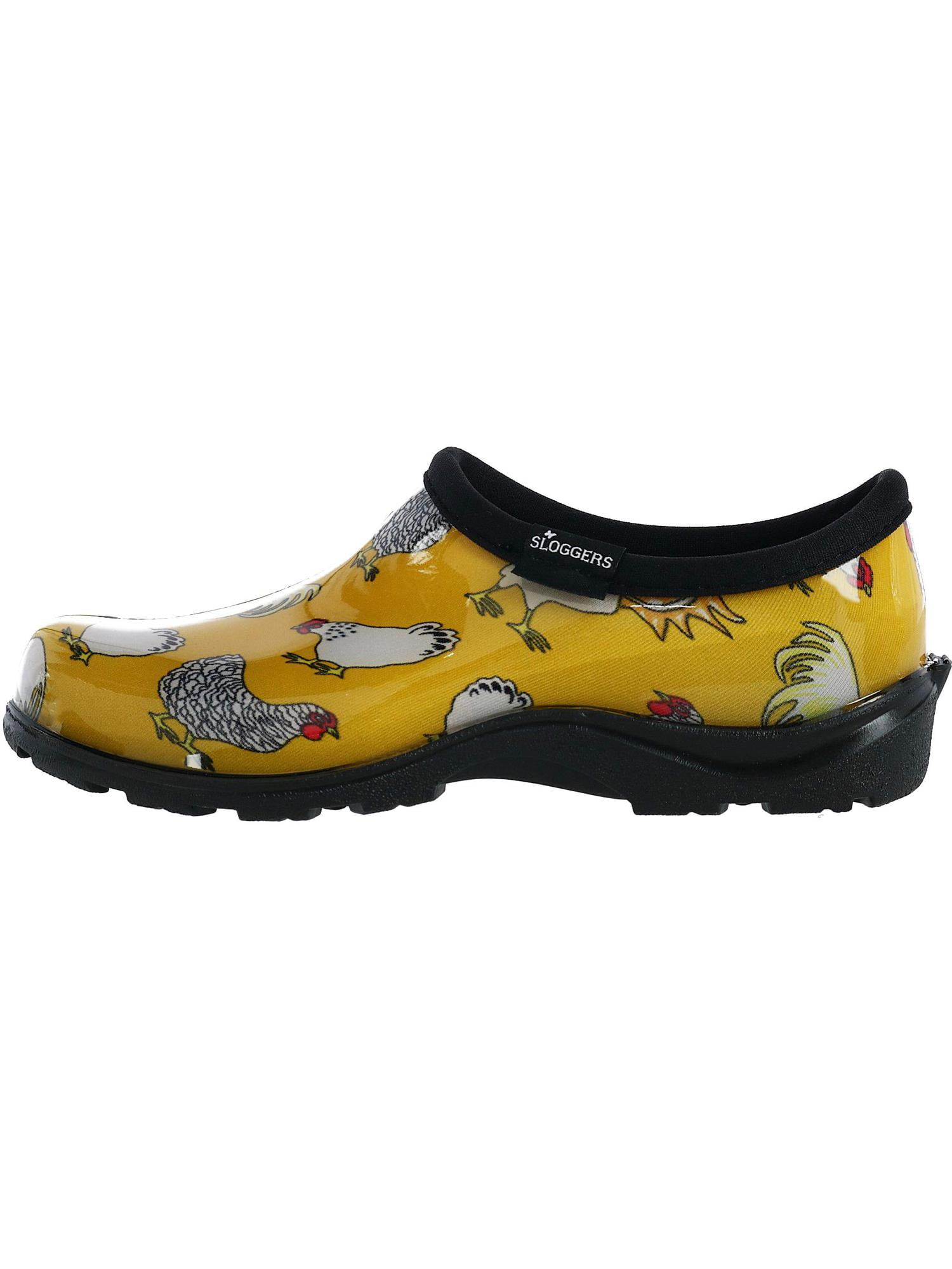 Sloggers  Chicken Print Short Rain and Garden Shoes (Women)