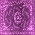 thumbnail image 1 of Ahgly Company Indoor Square Oriental Pink Industrial Area Rugs, 7' Square, 1 of 4