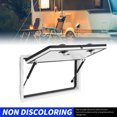 thumbnail image 4 of Square RV Baggage Door, UV Resistant Rustproof Rv Storage Compartment Doors 26x14 inch Aluminum Alloy High Strength with Lock Key for  Caravan, 4 of 7