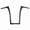 Black 10 inch Rise, variant on Motorcycle 10'' 12'' 14'' 16'' 18" 20" Rise1 1/4" Ape Hangers Handlebar For Harley Softail FLST FXST Sportster XL Fatboy