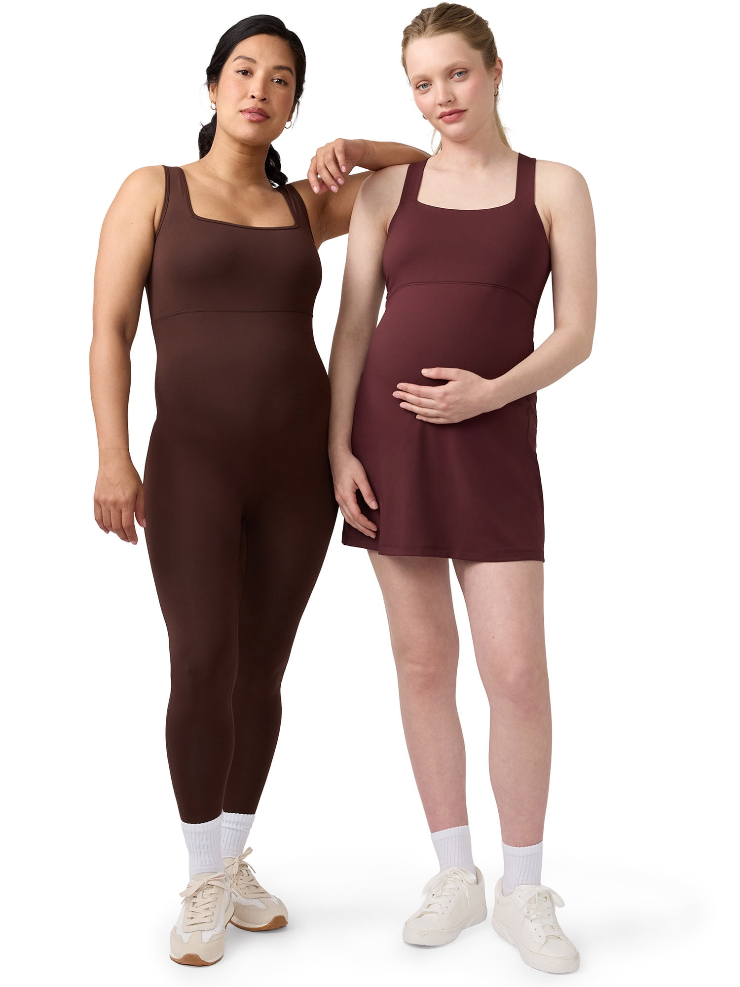 Ingrid & Isabel For Every Belly Women's Maternity Racerback Active Dress, Sizes S-XXL