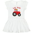 thumbnail image 3 of Inktastic Farmer Tractor Little Sis Girls Toddler Dress, 3 of 5