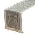 thumbnail image 2 of Btomtd Vintage Table Runner for Home Decor, Dining Table Cloth with Heat Insulation, Bohemian Style Linen Tea Table Runners and Cover, 47"x12", Gray-A, 2 of 6