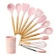 thumbnail image 1 of Juego de Utensilios de Cocina | Kit 12 Piezas de Cocina | Set de Instrumentos de Silicona | Mango de Madera Resistentes | Herramientas de Cocina Multifuncionales, 1 of 5