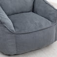 thumbnail image 6 of Jopath Giant Bean Bag Chair for Adults Teens,Oversized Corduroy Bean Bag Chairs Lazy Sofa Couch Chairs with Soft Memory Foam Filler for Living Room,Bedroom,Dark Gray, 6 of 7