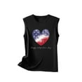 thumbnail image 3 of TDYHUAO Happy Independence Day Tank Top Women 4th of July American Flag Heart Tank Tops Casual Sleeveless Patriotic Shirts, 3 of 4