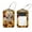 multicolored 2, variant on 2 Pcs Dog Rose Flower Wood Board Luggage Tag for Suitcases, Leather Baggage Tags Identifiers for Travel, Stainless Steel Loop Name ID Label for Women Bag Backpack