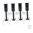 thumbnail image 3 of harayaa Fishing Rod Holder Heavy Duty 4 Tubes Organizer Links for Truck Garage Canoe black, 3 of 9