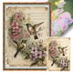 thumbnail image 1 of Kit Punto Cruz Con Colibrí Hilo Algodón Bordado 11CT 40x60cm, 1 of 9