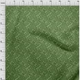 thumbnail image 4 of oneOone Polyester Spandex Green Fabric Floral Dress Material Fabric Print Fabric By The Yard 56 Inch Wide, 4 of 5