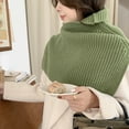 thumbnail image 3 of Foulard Tricotée Automne Hiver pour Femmes Col Roulé Foulard Épaisse Chaude Accessoire à la Mode, 3 of 8