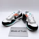 thumbnail image 3 of Nike Air Max Correlate 511417-136 White Black New Green Women's Size US5-12 New, 3 of 6