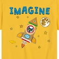 thumbnail image 3 of Pete The Cat - Imagine Space Rocket - Toddler And Youth Short Sleeve Graphic T-Shirt, 3 of 6
