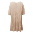 thumbnail image 6 of Sparkly Flowy Dress, Short Tiered Babydoll for Women Party Club Night, 6 of 9