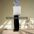 thumbnail image 2 of Tripumer 2-Pack Blank Canvas Tote Bags Bulk Shopping Bag for Crafts Lightweight Medium Reusable Grocery Shopping Cloth Bags Suitable for DIY Advertising Promotion Gift Activity, 2 of 7