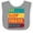 Heather and White, variant on Inktastic Acting Eat Sleep Theater Repeat Boys or Girls Baby Bib