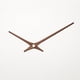thumbnail image 1 of Reloj de madera maciza de nogal negro, haya, pera, madera maciza, puntero de madera maciza, personalidad, punto de cruz, pasador de reloj de cobre, 1 of 3