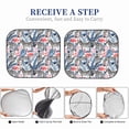 thumbnail image 5 of KLL Flamingo And Zebra Windshield Sun Shade 2-Piece Foldable Car Front Window Sunshade for Most Sedans SUV Truck- Large, 5 of 5