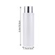 thumbnail image 5 of 4 unids 200 ml Recargable Botella de Toner Plástica Vacía PET Dispensador Contenedor Frasco para las lociones Emoliente Gel de Ducha de Agua Emulsión, 5 of 5