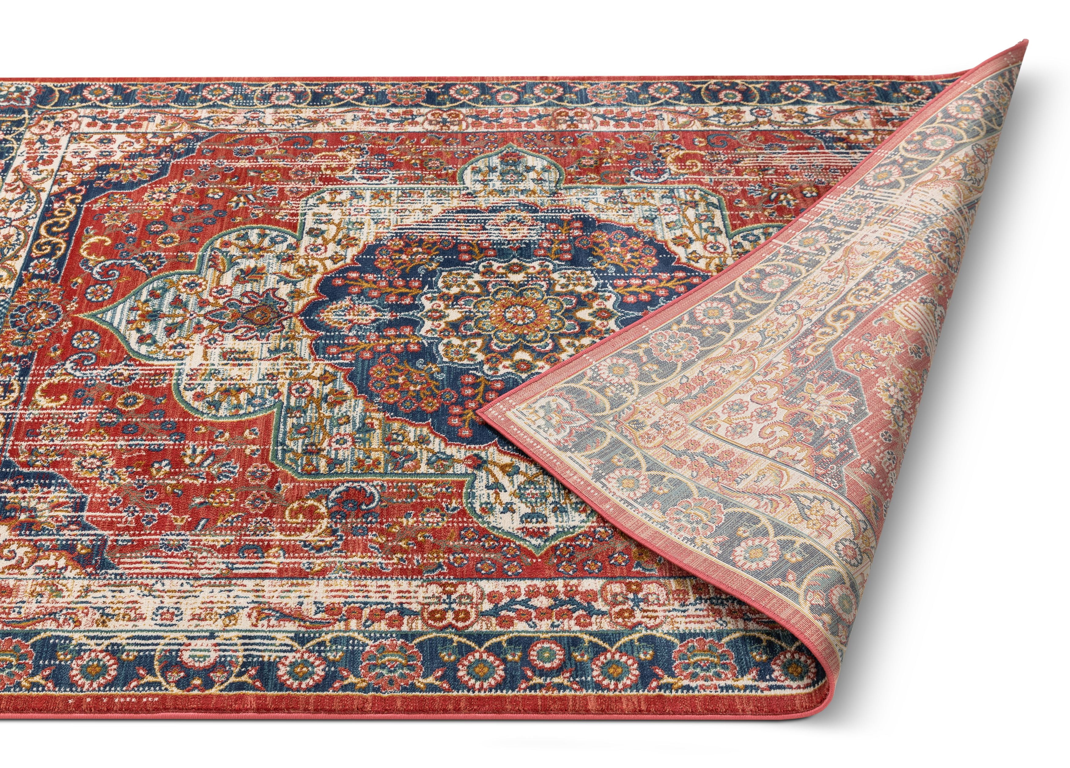 Well Woven TU-20-4 Tulsa Alisha Crimson Traditional Persian Medallion Area Rug - 3 ft. 11 in. x 5 ft. 3 in.